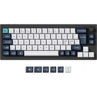 Keychron Q2 MAX - Knob Wireless Tri-Mode QMK/VIA - Gateron Jupiter Brown - Gaming Tastatur - Uden Numpad - Nordisk - Sort