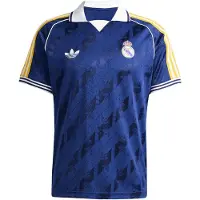 Adidas Fodboldtrøje 'Real Madrid' marin / mørkeblå / gul / hvid