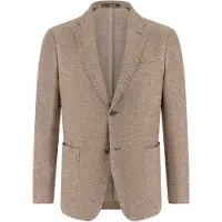 Boggi Milano Jakke ecru / taupe