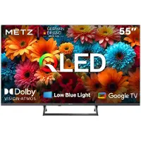 Metz Blue 55MQF7500Z - 55 Diagonal klasse LED-bagbelyst LCD TV - QLED Plus - Smart TV - Google TV - 4K UHD (2160p) 3840 x 2160 - HDR