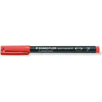 Staedtler Lumocolor 318-2 rød permanent fine 0.6 mm (stk)