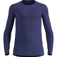 Odlo Active Warm Eco termotrøje med rund hals, langærmet (skipper blue), str. l