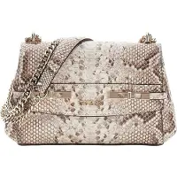 GUESS Guesstil kvinder. HWKG9933780 Melinda Mini beige håndtaske (OSFA), Casual, Dyreprint, Polyuretan