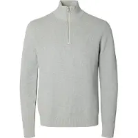 Selected Pullover 'Dane' lysegrå