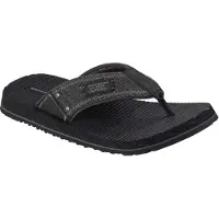 SKECHERS Klipklappere 'QUILL' sort / sort-meleret