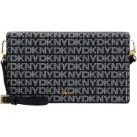 DKNY Clutch 'Farah' sort / hvid