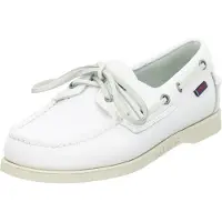 Sebago Sebagotil kvinder. 7000530 Portland loafers i læder, hvide (39), Fast, Blonder, Casual