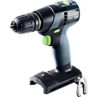 Festool TXS 18-Basic, Skruemaskine, Pistolhåndtag, Borepatron til hurtig frigivelse, Sort, Grøn, Børstefri, Bælteklips