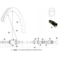 Mavic Ksyrium Pro Carbon Sl Ust Disc Baghøjre Eger 12 Enheder