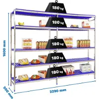 Simoninox Initial 5pp Metalhylde 1600x3290x500 Mm