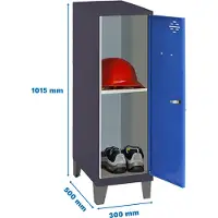Simonlocker Montadas Dism.mini+ban+pie Skab 1015x300x500 Mm