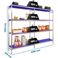 Simoninox Initial 4pp Metalhylde 1600x3290x500 Mm