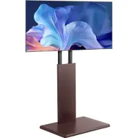 Vevor Universal TV-stativ, Bord-TV-stativ til 32-70 tommer skærme, Drejeligt og højdejusterbart TV-stativ Holder op til 99 lbs med strømskinne, til stue, soveværelse, MAX VESA 600 x 400 mm