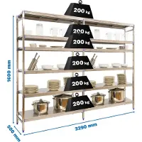 Simoninox Initial 6ss Metalhylde 1600x3290x500 Mm