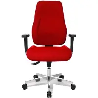 Topstar Kontorstol Point 91 rød - uden armlæn (PI99GBC1)