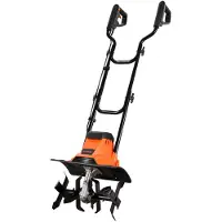 Vevor Elektrisk Jordfræser med Ledning, 36 cm Jordfræserbredde, Have-Rototiller, 1200W Motor Kraftig Jordfræser, Kultivator med Ståltænder og Sammenklappeligt Håndtag, til Græsplæne, Have og Havepleje