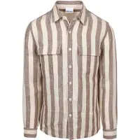 Supply & Co upply & Co Polo Overhirt tribet Beige Brun måle