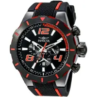Invicta Herreur 20109 S1 Sort/Gummi Ø52 mm