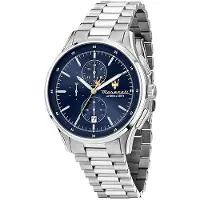Maserati Herreur R8873624004 Sorpasso Blå/Stål Ø42 mm