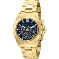 TechnoMarine Dameur TM-219015 Blå/Gul guldtonet stål Ø38 mm