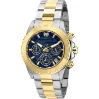TechnoMarine Dameur TM-219012 Blå/Gul guldtonet stål Ø38 mm