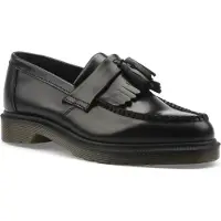 Dr. Martens Dr Martensunisex. 14573001 Sorte Adrian lædermokasiner med kvast (43), Fast, Ingen, Casual