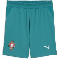 Puma Portugal 2026 Shorts Youth, Clothing, Green Lagoon/White, 11-12Y