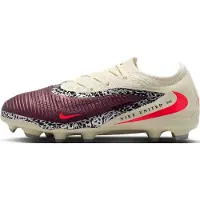 Nike Phantom 6 Pro Low Cut MG United - Bordeaux/Rød/Grå Børn - Multi Ground (MG), størrelse 33