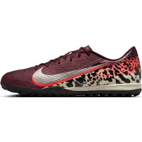 Nike Air Zoom Mercurial Vapor 16 Academy TF United - Bordeaux/Sølv/Rød/Grå - Turf (TF), størrelse 41
