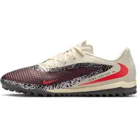 Nike Phantom 6 Academy Low Cut TF United - Bordeaux/Rød/Grå - Turf (TF), størrelse 42