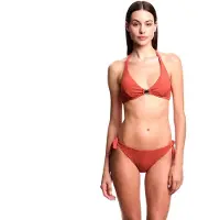 Emporio Armani Emporio Armanitil kvinder. EW003272_AF20238 Bikini tekstureret lycra brun (L), Badetøj, Polyester