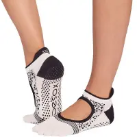 Toesox Full Toe Bellarina Tec Pilates Grip Sokker