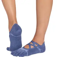 Toesox Full Toe Ultra Fine Knit Elle Pilates Grip Sokker