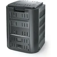 Prosperplast kompostbeholder 220L sort COMPOGREEN WOODY