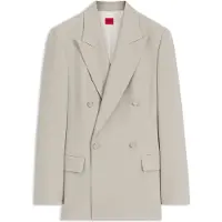 HUGO Blazer med relaxed fit og dobbeltradet lukning