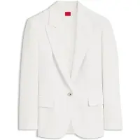 HUGO Regular fit blazer med metalknap
