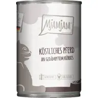 MjAMjAM Økonomipakke: 24 x 400 g kattefoder - Hest med græskar
