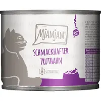 MjAMjAM Vådfoder - Dåse Cat - Kalkun med gulerod - 6 x 200 g
