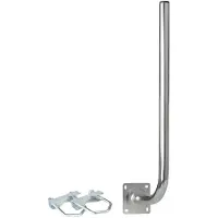 Extralink L250X750 BALCONY HANDLE MOUNT WITH U-BOLTS M8, Rustfrit stål, Vinkelbeslag, 15 kg, Stål, Generelt formål, Zinkbelægning