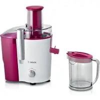 Bosch MES25C0 - Saftpresser - 1.25 liter - 700 W - hvid/kirsebær-solbær