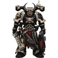 Joy toy Warhammer 40k Actionchaos Marines Black Legion Chosen Med Combi Melta Og Kædesav Actionfigur 20 Cm