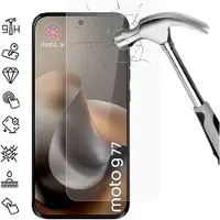 Mtp Products Motorola Moto G77 Skærmbeskyttelse Hærdet Glas - 9H - Case Friendly - Gennemsigtig