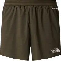 The North Face - Trail running tøj - M Sunriser Short 5" New Taupe Green til Unisex - Størrelse L - Grøn