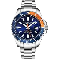 Stührling Original Herreur 3950A.12 Aquadiver Blå/Stål Ø42 mm