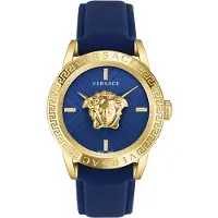 Versace Herreur VESN00322 V Code Blå/Læder Ø43 mm