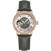 Stührling Original Dameur 3952.3 Legacy Flerfarvet/Læder Ø34 mm