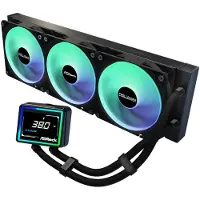 Asrock Challenger 360 Digital - Processors flydende kølesystem - Radiatorstørrelse: 360 mm - (for: AM4, AM5, LGA1851, LGA1700) - kobber - 120 mm