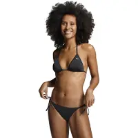 Puma Swim Women's Triangle Bikini Top, Clothing, Black, M