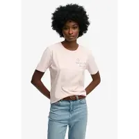 Superdry Superdrytil kvinder. W1011853C Luxe pink t-shirt (S), Casual, Bomuld, Korte ærmer