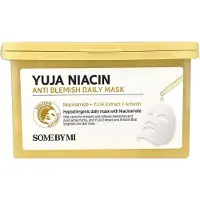 SOME BY MI , Yuja Niacin, Anti Blemish Daily Skønheds Maske, 30 Masker, 12,51 fl oz (370 ml)